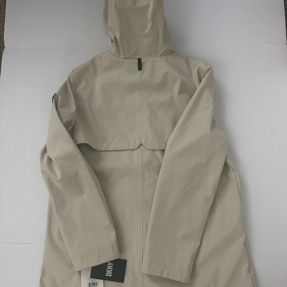 NWT DKNY Women's Water Resistant Hooded Thistle Jacket, Size Medium (M) - Picture 4 of 5